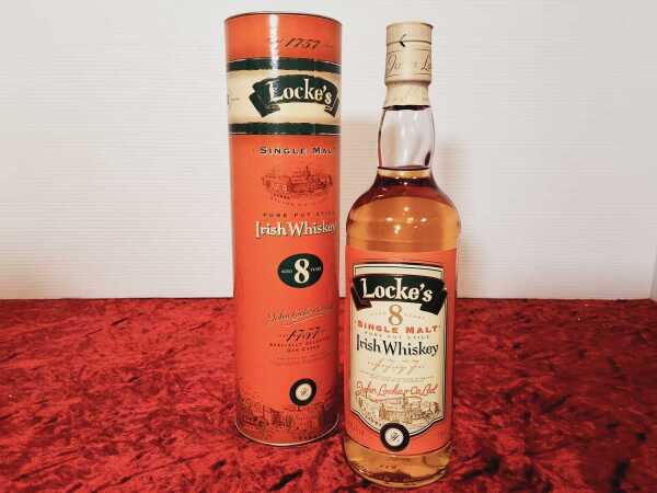 LOCKE'S SINGLE MALT IRISH 8yr WHISKY