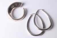 SILVER BROOCH & EARRINGS