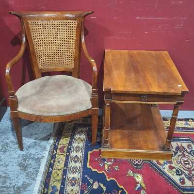 CHAIR AND TABLE