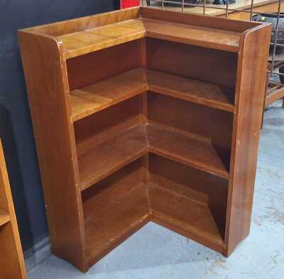 CORNER BOOKSHELF