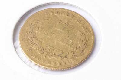 GOLD HALF SOVEREIGN
