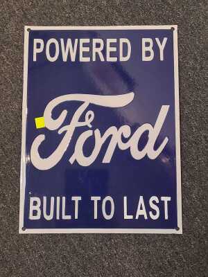 VINTAGE STYLE ENAMEL SIGN