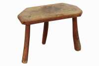 RED GUM STOOL - 2