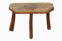 RED GUM STOOL - 3