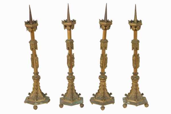 ECCLESIASTICAL CANDLE STICKS
