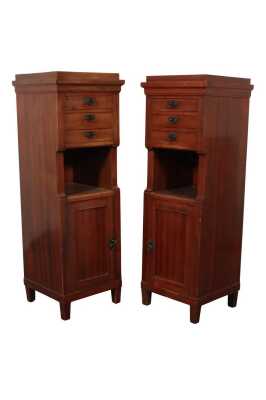 PAIR BEDSIDE CABINETS