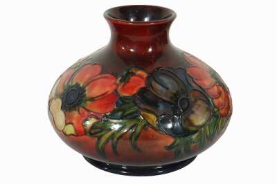 MOORCROFT ANEMONE VASE