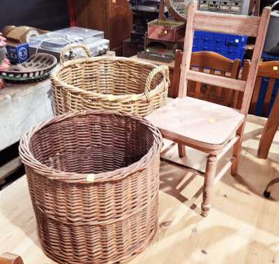 CANE WARE AND CHAIR