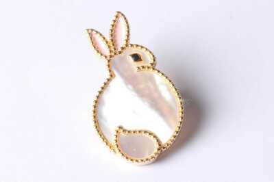 RABBIT BROOCH