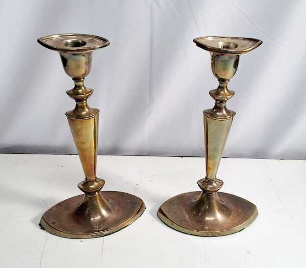SILVER CANDLESTICKS
