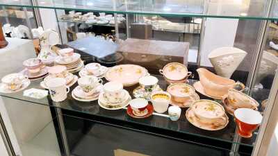 FLORAL DECORATED CHINA