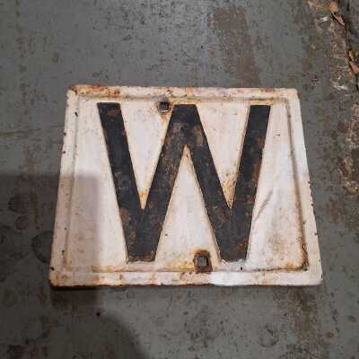 TRAIN PLAQUE