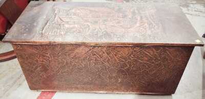 EMBOSSED COPPER BOX