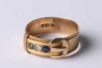 GOLD BUCKLE RING - 2