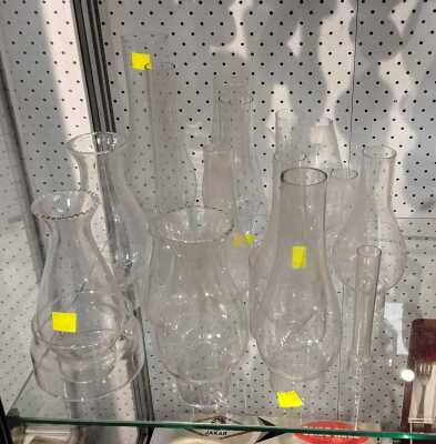 GLASS CHIMNEYS