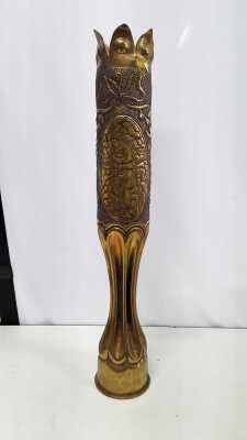 TRENCH ART VASE