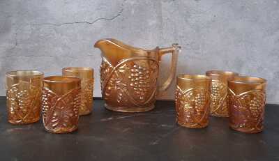 CARNIVAL GLASS SET