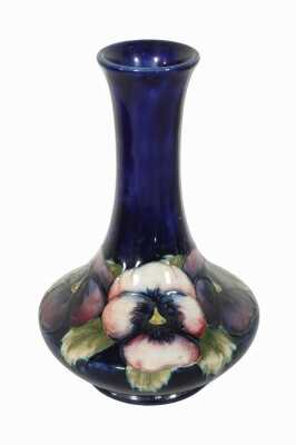 MOORCROFT PANSY VASE