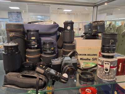 MINOLTA SLR CAMERA & LENSES