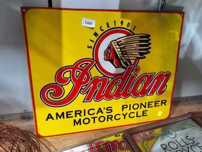 ENAMEL SIGN