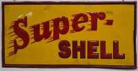 SHELL ENAMEL SIGN