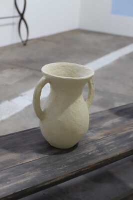 PAPIER MACHE URN