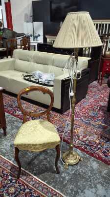 CHAIR AND LAMP