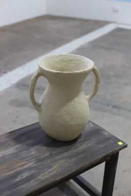 PAPIER MACHE URN