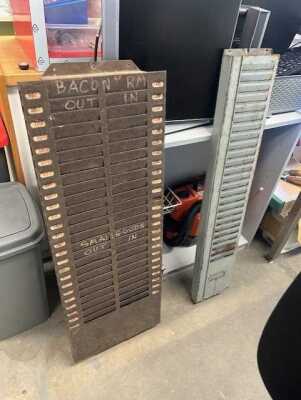 TIME CARD RACKS