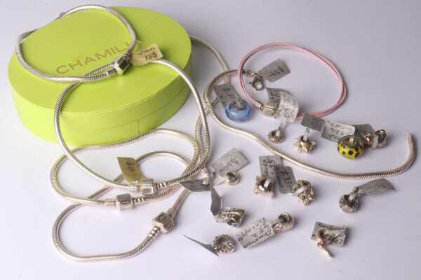 STERLING SILVER CHARM BRACELETS