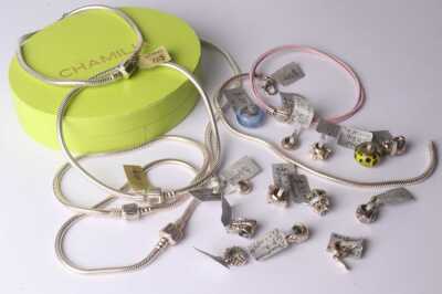 STERLING SILVER CHARM BRACELETS