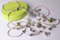 STERLING SILVER CHARM BRACELETS