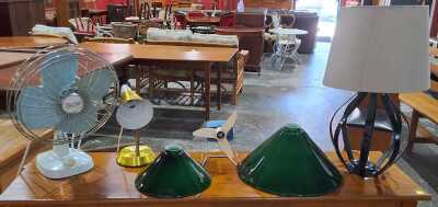 LAMP AND FAN LOT