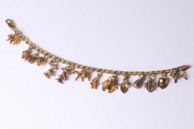 GOLD CHARM BRACELET