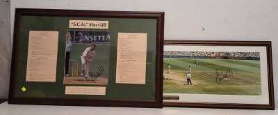 CRICKETING MEMORABILIA