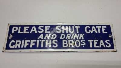 ENAMEL SIGN