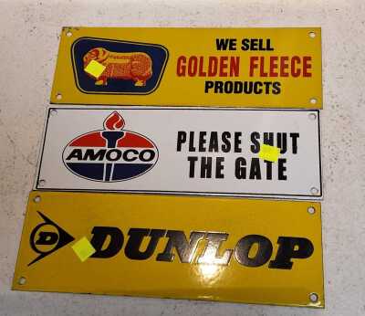 ENAMEL SIGNS