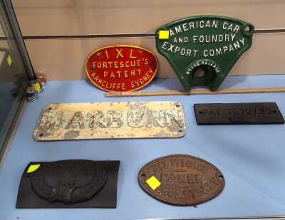 MACHINE PLAQUES