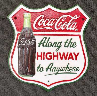 COCA COLA PLAQUE