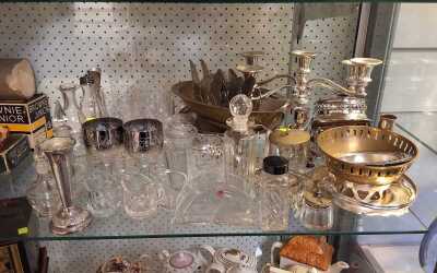 GLASSWARE AND METALWARE