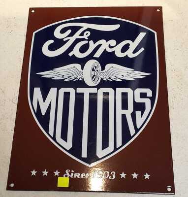 VINTAGE STYLE ENAMEL SIGN