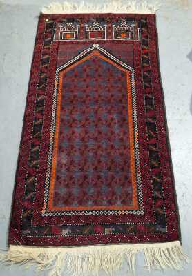 AFGHAN PRAYER RUG
