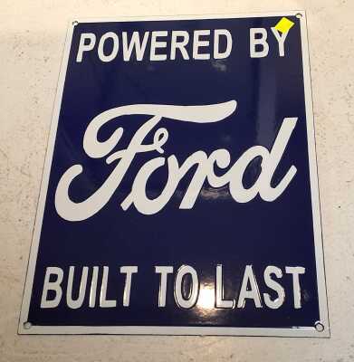 VINTAGE STYLE ENAMEL SIGN