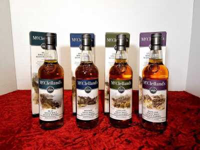 McCLELLAND'S SINGLE MALT SCOCTH WHISKY (4)