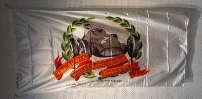 TWO GRAND PRIX FLAGS