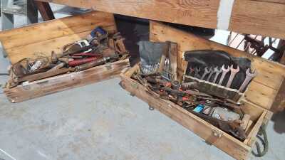 AMMO BOXES OF TOOLS