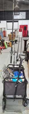 FISHING GEAR IN TROLLEY