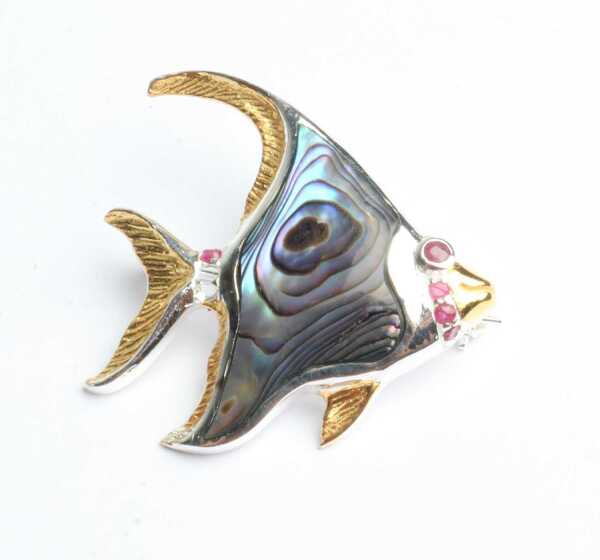 FISH BROOCH/PENDANT