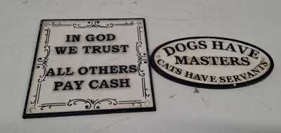 NOVELTY SIGNS
