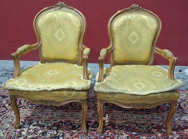 PAIR OF ARMCHAIRS